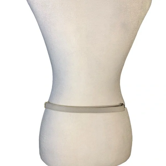 Hadaki Leather Crossbody Bag White Tassel Zip Adjustable Purse Strap Fanny Pack - Picture 11 of 15